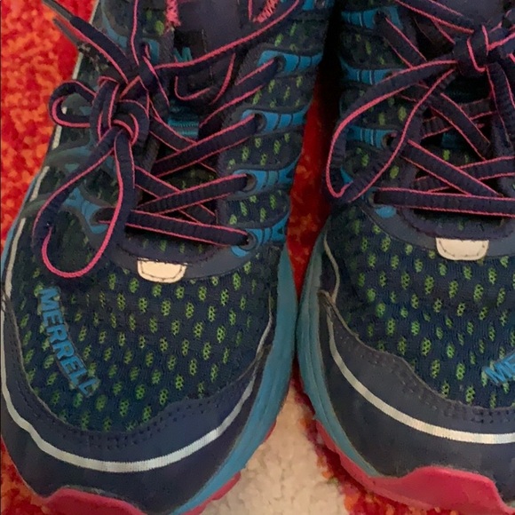 Merrell blue depths running shoes size 7 - Picture 1 of 7